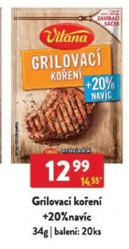 Qanto Vitana Grilovací koření +20%navíc nabídka