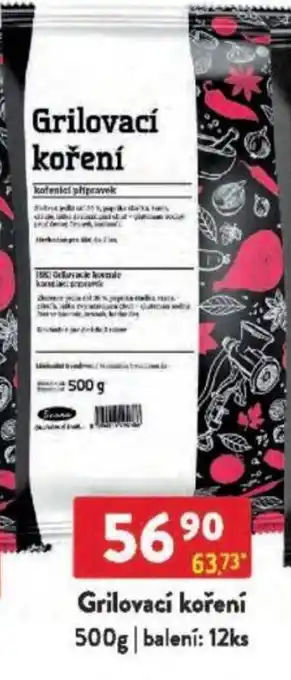 Qanto Grilovací koření nabídka
