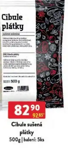 Qanto Cibule sušená plátky nabídka