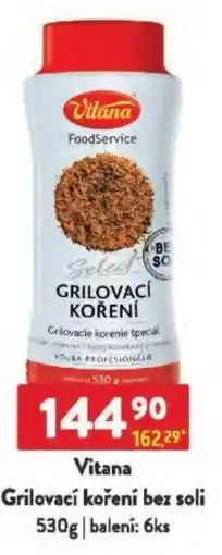 Qanto Vitana Grilovací koření bez soli nabídka