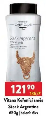 Qanto Vitana Kořenící směs Steak Argentina nabídka