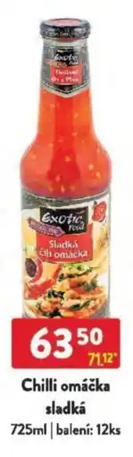 Qanto Chilli omáčka sladká nabídka