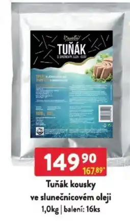 Qanto Tuňák kousky ve slunečnicovém oleji nabídka