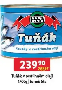 Qanto Essa Tuňák v rostlinném oleji nabídka