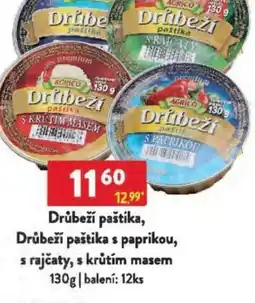 Qanto Drůbeží paštika, Drůbeží paštika s paprikou, s rajčaty, s krůtím masem nabídka