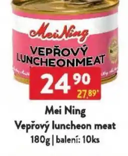 Qanto Mei Ning Vepřový luncheon meat nabídka
