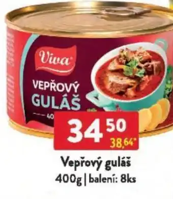 Qanto Viva Vepřový guláš nabídka
