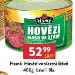 Qanto Hamé Hovězí ve vlastní štǎvě nabídka