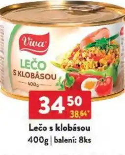 Qanto Viva Lečo s klobásou nabídka