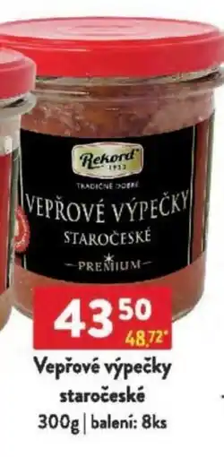 Qanto Vepřové výpečky staročeské nabídka