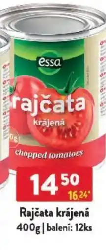 Qanto Essa Rajčata krájená nabídka