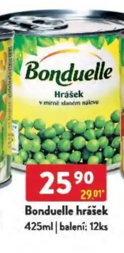 Qanto Bonduelle hrášek nabídka