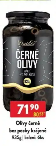 Qanto Bassta Olivy černé bez pecky krájené nabídka