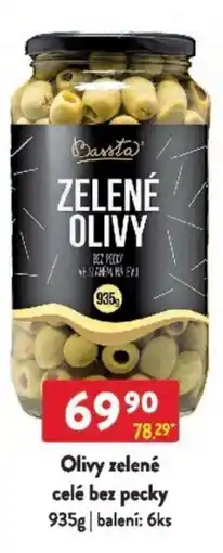 Qanto Bassta Olivy zelené celé bez pecky nabídka