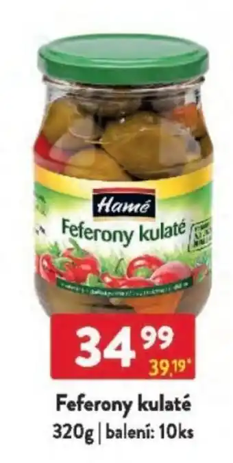 Qanto Hamé Feferony kulaté nabídka