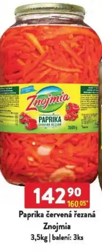 Qanto Paprika červená řezaná Znojmia nabídka