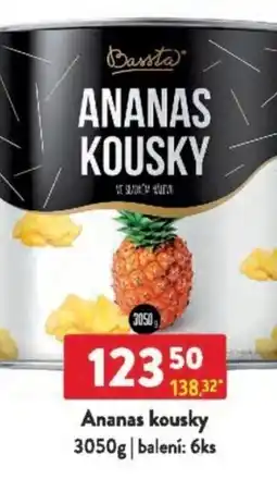 Qanto Bassta Ananas kousky nabídka