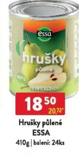 Qanto Hrušky půlené ESSA nabídka