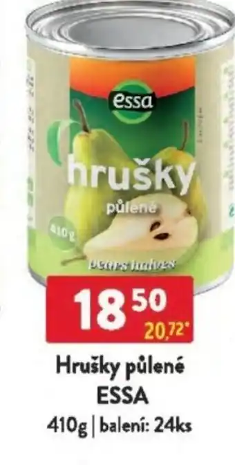 Qanto Hrušky půlené ESSA nabídka
