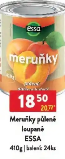 Qanto Meruňky půlené loupané ESSA nabídka