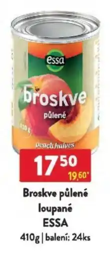 Qanto Broskve půlené loupané ESSA nabídka