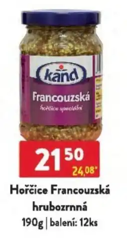 Qanto Kand Hořčice Francouzská hrubozrnná nabídka