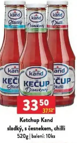 Qanto Ketchup Kand sladký, s česnekem, chilli nabídka