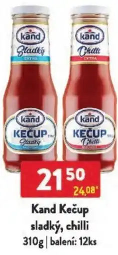 Qanto Kand Kečup sladký, chilli nabídka
