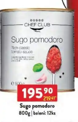Qanto Sugo pomodoro nabídka