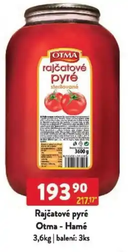 Qanto Rajčatové pyré Otma - Hamé nabídka