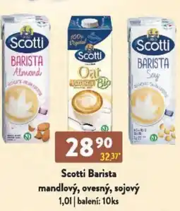 Qanto Scotti Barista mandlový, ovesný, sojový nabídka