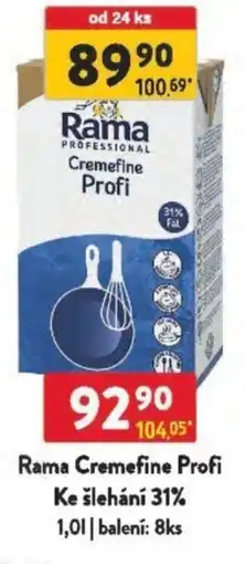 Qanto Rama Cremefine Profi Ke šlehání 31% nabídka