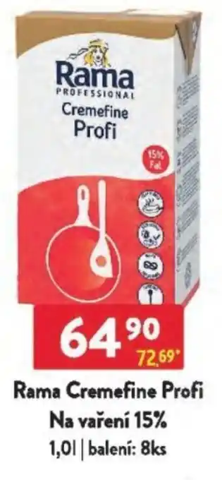 Qanto Rama Cremefine Profi Na vaření 15% nabídka