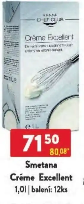 Qanto Smetana Créme Excellent nabídka