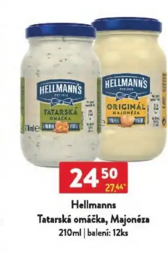 Qanto Hellmanns Tatarská omáčka, Majonéza nabídka