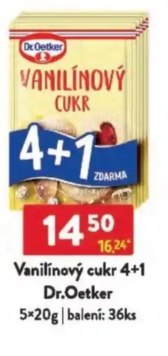 Qanto Vanilínový cukr 4+1 Dr.Oetker nabídka