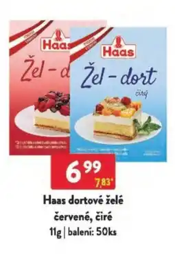 Qanto Haas dortové želé červené, čiré nabídka