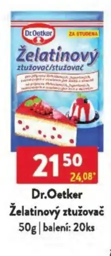 Qanto Dr.Oetker Želatinový ztužovač nabídka