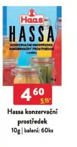 Qanto Hassa konzervační prostředek nabídka