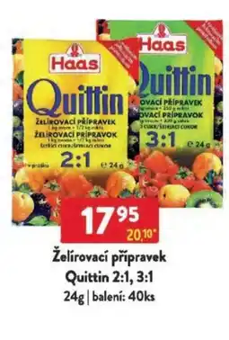 Qanto Haas Želírovací přípravek Quittin 2:1, 3:1 nabídka