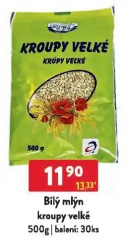 Qanto Bílý mlýn kroupy velké nabídka