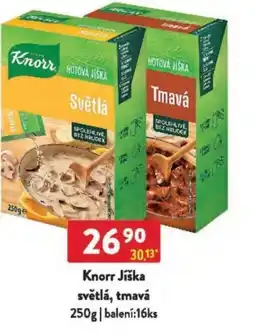 Qanto Knorr Jíška světlá, tmavá nabídka