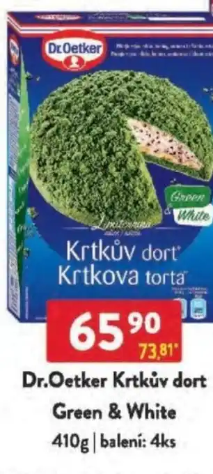 Qanto Dr.Oetker krtkův dort Green & White nabídka