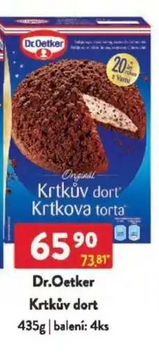 Qanto Dr.Oetker Krtkův dort nabídka