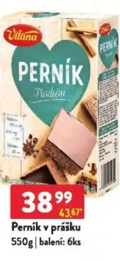 Qanto Vilana Perník v prášku nabídka
