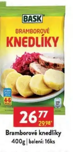 Qanto Bask Bramborové knedlíky nabídka