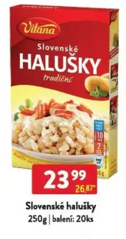 Qanto Vitana Slovenské halušky nabídka