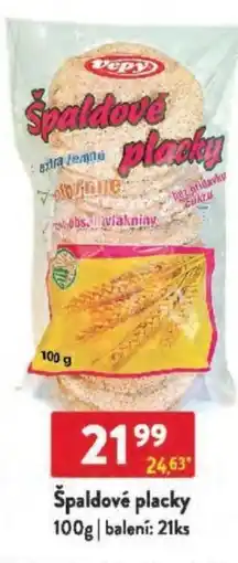 Qanto Špaldové placky nabídka
