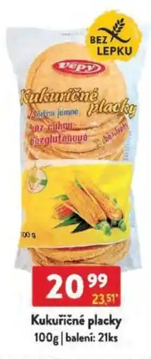 Qanto Kukuřičné placky nabídka