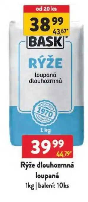 Qanto Rýže dlouhozrnná loupaná nabídka